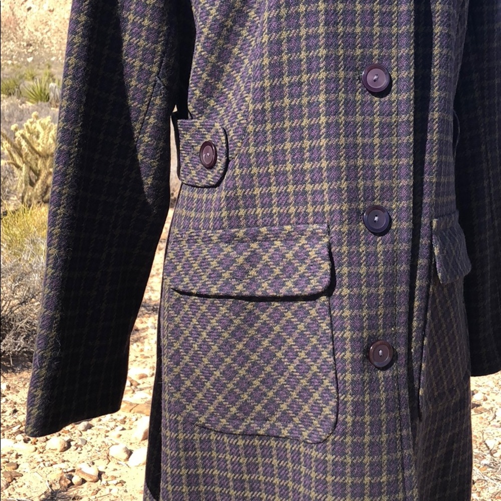 Vintage Wool Pea Coat Jacket. NWOT. - Picture 3 of 5